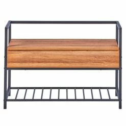 Altobuy Meubles D'entrée Et à Chaussures Banc à Chaussures Avec Coffre De Rangement -Meubles d'appoint Soldes banc a chaussures avec coffre de rangement 2