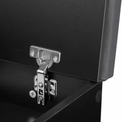 Tectake Meubles D'entrée Et à Chaussures Banc à Chaussures NATALYA Avec Coussin D'assise 104x30x49cm Effet Noir -Meubles d'appoint Soldes banc a chaussures natalya avec coussin d assise 104x30x49cm effet noir 5