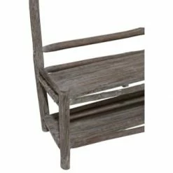 Hellin Meubles D'entrée Et à Chaussures Banc Porte-manteau En Chêne Brut -Meubles d'appoint Soldes banc porte manteau en chene brut 5