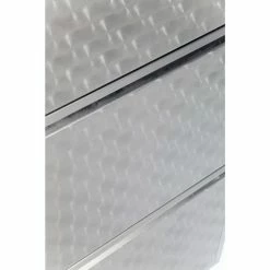 Kare Design Meubles D'entrée Et à Chaussures Casier à Chaussures 3 Tiroirs En Acier Gris -Meubles d'appoint Soldes casier a chaussures 3 tiroirs en acier gris 2