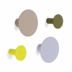 Remember Portemanteaux Et Patères Crochets Multicolores - Lot De 4