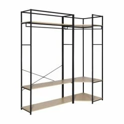 Mob In Valets De Nuits Et Portants Dressing Ouvert Modulable Et Combinable Noir