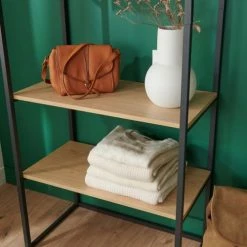 Mob In Valets De Nuits Et Portants Dressing Ouvert Modulable Et Combinable Noir -Meubles d'appoint Soldes dressing ouvert modulable et combinable noir 4