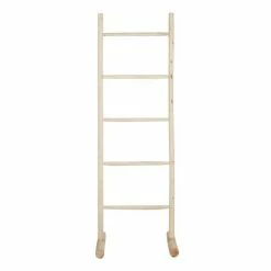 Maisons Du Monde Valets De Nuits Et Portants Echelle En Bois D'eucalyptus Marron