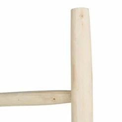 Maisons Du Monde Valets De Nuits Et Portants Echelle En Bois D'eucalyptus Marron -Meubles d'appoint Soldes echelle en bois d eucalyptus marron 1000 9 37 222913 3