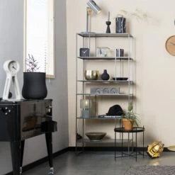 Zuiver Meubles D'entrée Et à Chaussures Glacière à Roulettes Métal Noir -Meubles d'appoint Soldes glaciere a roulettes metal noir 1