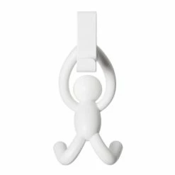 Umbra Portemanteaux Et Patères Lot De 2 Patères De Dessus De Porte De Placard, Blanc -Meubles d'appoint Soldes lot de 2 pateres de dessus de porte de placard blanc 4