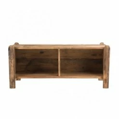 MACABANE Meubles D'entrée Et à Chaussures Meuble à Chaussures 2 Niches En Pin Recyclé -Meubles d'appoint Soldes meuble a chaussures 2 niches en pin recycle 5