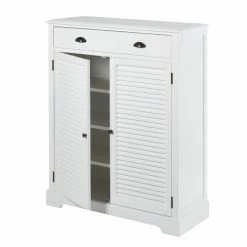 Nouveaux produits -Meubles d'appoint Soldes meuble a chaussures 2 portes 1 tiroir blanc 1000 11 1 186059 3
