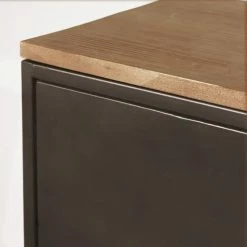 Maisons Du Monde Meubles D'entrée Et à Chaussures Meuble à Chaussures 2 Tiroirs En Métal Et Sapin -Meubles d'appoint Soldes meuble a chaussures 2 tiroirs en metal et sapin 1000 13 9 186231 5