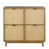 Maisons Du Monde Meubles D'entrée Et à Chaussures Meuble à Chaussures 4 Portes Cannage En Rotin -Meubles d'appoint Soldes meuble a chaussures 4 portes cannage en rotin 1000 5 4 217673 1