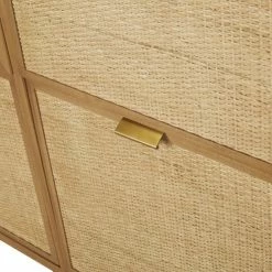 Maisons Du Monde Meubles D'entrée Et à Chaussures Meuble à Chaussures 4 Portes Cannage En Rotin -Meubles d'appoint Soldes meuble a chaussures 4 portes cannage en rotin 1000 5 4 217673 3