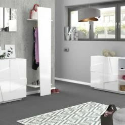 Dmora Meubles D'entrée Et à Chaussures Meuble à Chaussures Moderne Effet Bois Blanc 10 Dmora Meubles D'entrée Et à Chaussures Meuble à Chaussures Moderne Effet Bois Blanc -Meubles d'appoint Soldes meuble a chaussures moderne effet bois blanc 2