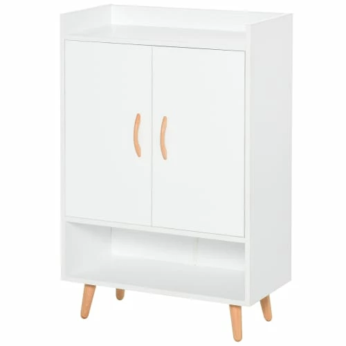 Homcom Meubles D'entrée Et à Chaussures Meuble à Chaussures Scandinave Placard 2 Portes 4 étagères Blanc 3 Homcom Meubles D'entrée Et à Chaussures Meuble à Chaussures Scandinave Placard 2 Portes 4 étagères Blanc