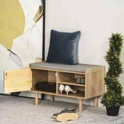 Homcom Meubles D'entrée Et à Chaussures Meuble Banc à Chaussures Design Urban Craft 11 Homcom Meubles D'entrée Et à Chaussures Meuble Banc à Chaussures Design Urban Craft -Meubles d'appoint Soldes meuble banc a chaussures design urban craft 3