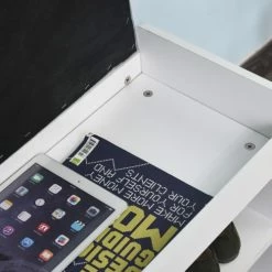 Homcom Meubles D'entrée Et à Chaussures Meuble Chaussures Banc Niche Tiroir Coffre Intégré Coussin Gris Blanc 13 Homcom Meubles D'entrée Et à Chaussures Meuble Chaussures Banc Niche Tiroir Coffre Intégré Coussin Gris Blanc -Meubles d'appoint Soldes meuble chaussures banc niche tiroir coffre integre coussin gris blanc 5