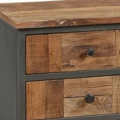 Altobuy Meubles D'entrée Et à Chaussures Meuble D'entrée 1 Porte 4 Tiroirs -Meubles d'appoint Soldes meuble d entree 1 porte 4 tiroirs 5