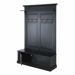 Maisons Du Monde Meubles D'entrée Et à Chaussures Meuble D'entrée 2 Portes Noir -Meubles d'appoint Soldes meuble d entree 2 portes noir 1000 14 16 187796 3
