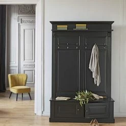 Maisons Du Monde Meubles D'entrée Et à Chaussures Meuble D'entrée 2 Portes Noir -Meubles d'appoint Soldes meuble d entree 2 portes noir 1000 14 16 187796 6