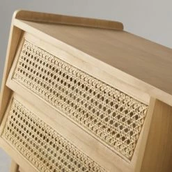 Maisons Du Monde Meubles D'entrée Et à Chaussures Meuble D'entrée 2 Tiroirs En Pin Cannage En Rotin -Meubles d'appoint Soldes meuble d entree 2 tiroirs en pin cannage en rotin 1000 8 25 209125 3