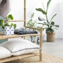 Casatera Meubles D'entrée Et à Chaussures Meuble D´entrée En Bambou Bois Clair -Meubles d'appoint Soldes meuble d entree en bambou bois clair 2