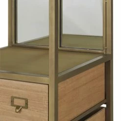 Maisons Du Monde Meubles D'entrée Et à Chaussures Meuble D'entrée Industriel 4 Tiroirs En Métal Coloris Laiton Patiné Et Vieilli -Meubles d'appoint Soldes meuble d entree industriel 4 tiroirs en metal coloris laiton patine et vieilli 1000 5 1 219679 3