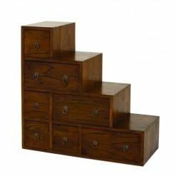 MACABANE Meubles D'entrée Et à Chaussures Meuble Escalier En Mindi 76x76cm