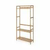 Compactor Valets De Nuits Et Portants Meuble Vestiaire En Bambou 80x27,5xH170cm -Meubles d'appoint Soldes meuble vestiaire en bambou 80x27 5xh170cm