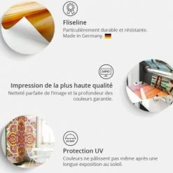 Artgeist Paravents Paravent 3 Volets Marron -Meubles d'appoint Soldes paravent 3 volets marron 2