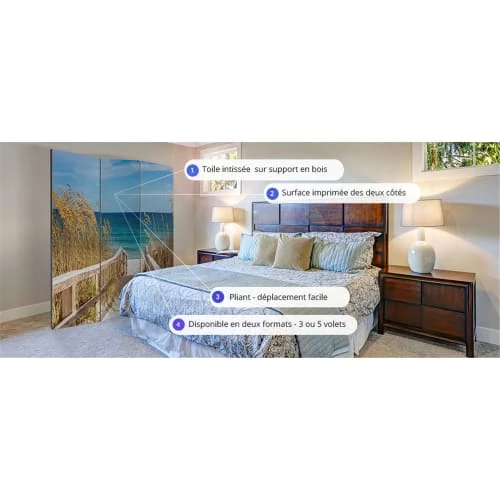 Artgeist Paravents Paravent 5 Volets Marron 7 Artgeist Paravents Paravent 5 Volets Marron – Image 5