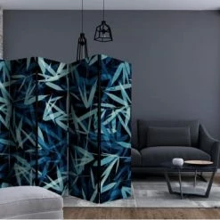 Artgeist Paravents Paravent 5 Volets Vert -Meubles d'appoint Soldes paravent 5 volets vert 1