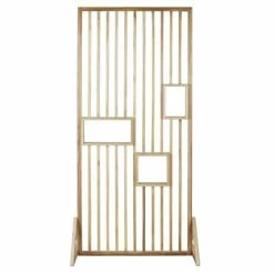 Maisons Du Monde Paravents Paravent Ajouré En Bois De Paulownia Beige