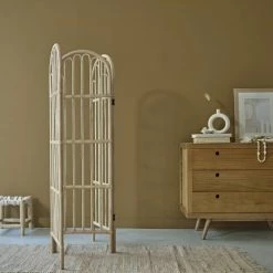 Bois Dessus Bois Dessous Paravents Paravent Bohème En Rotin 126 Cm -Meubles d'appoint Soldes paravent boheme en rotin 126 cm 2