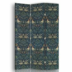 Legendarte Paravents Paravent - Cloison Bird - William Morris 110x150cm (3 Volets)
