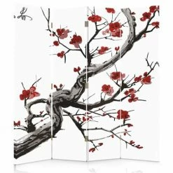 Legendarte Paravents Paravent Cloison Cherry Blossom 145x180cm (4 Volets)