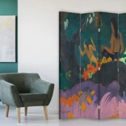 Legendarte Paravents Paravent Cloison Fatata Te Miti - Paul Gauguin 145x180cm (4 Volets) 7 Legendarte Paravents Paravent Cloison Fatata Te Miti - Paul Gauguin 145x180cm (4 Volets) -Meubles d'appoint Soldes paravent cloison fatata te miti paul gauguin 145x180cm 4 volets 1