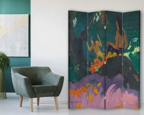 Legendarte Paravents Paravent Cloison Fatata Te Miti - Paul Gauguin 145x180cm (4 Volets) 4 Legendarte Paravents Paravent Cloison Fatata Te Miti - Paul Gauguin 145x180cm (4 Volets) – Image 2