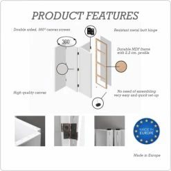 Legendarte Paravents Paravent - Cloison Forest Silhouette Cm 110x150 (3 Volets) 9 Legendarte Paravents Paravent - Cloison Forest Silhouette Cm 110x150 (3 Volets) -Meubles d'appoint Soldes paravent cloison forest silhouette cm 110x150 3 volets 3