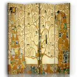 Legendarte Paravents Paravent - Cloison L'Arbre De Vie - Gustav Klimt 145x180cm (4 Volets)