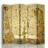 Legendarte Paravents Paravent - Cloison L'Arbre De Vie - Gustav Klimt 180x170cm (5 Volets) -Meubles d'appoint Soldes paravent cloison l arbre de vie gustav klimt 180x170cm 5 volets