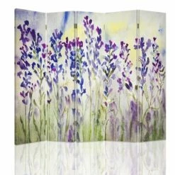Legendarte Paravents Paravent - Cloison Lavender Watercolour Cm 180x170 (5 Volets)
