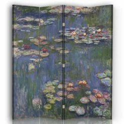 Legendarte Paravents Paravent Cloison Nymphéas - Claude Monet 145x180cm (4 Volets)
