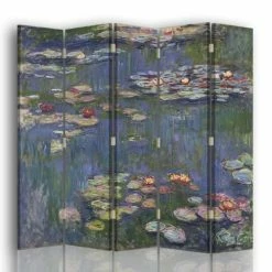 Legendarte Paravents Paravent - Cloison Nymphéas - Claude Monet Cm 180x170 (5 Volets)