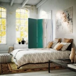 Legendarte Paravents Paravent Cloison Shoreline 110x150cm (3 Volets) -Meubles d'appoint Soldes paravent cloison shoreline 110x150cm 3 volets 1