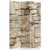 Legendarte Paravents Paravent Cloison Stonewall 110x150cm (3 Volets) -Meubles d'appoint Soldes paravent cloison stonewall 110x150cm 3 volets