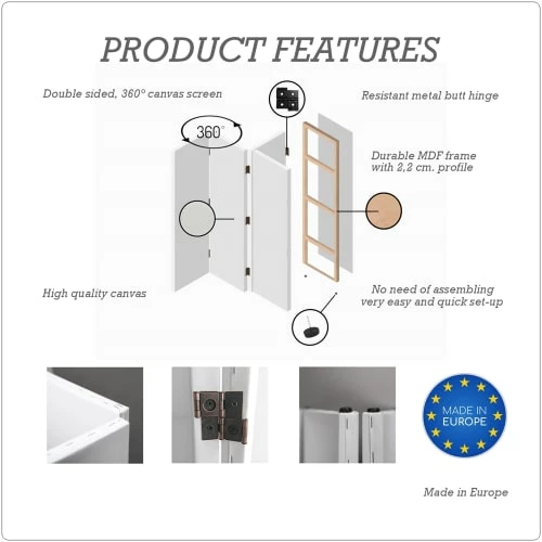 Legendarte Paravents Paravent - Cloison Vue De Saint-Rémy - Van Gogh Cm 180x170 (5 Volets) 6 Legendarte Paravents Paravent - Cloison Vue De Saint-Rémy - Van Gogh Cm 180x170 (5 Volets) – Image 4