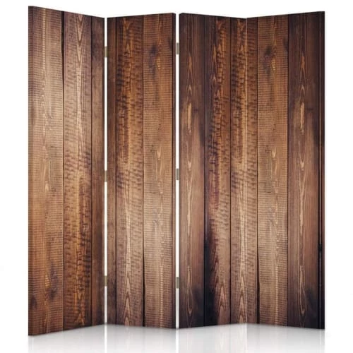 Legendarte Paravents Paravent Cloison Wood Effect 145x180cm (4 Volets) 3 Legendarte Paravents Paravent Cloison Wood Effect 145x180cm (4 Volets)
