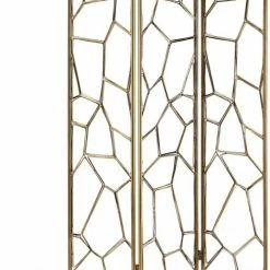 Thai Natura Paravents Paravent Design Ajouré Doré