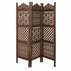 Maisons Du Monde Paravents Paravent En Bois De Manguier Ajouré Marron
