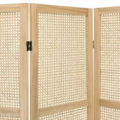 MACABANE Paravents Paravent En Cannage -Meubles d'appoint Soldes paravent en cannage 2
